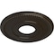 Ekena Millwork Bradford Ceiling Medallion (Fits Canopies up to 6 5/8"), 12 1/2"OD x 3 7/8"ID x 3/4"P, Stone Hearth CM12BRSHF - alternate 4